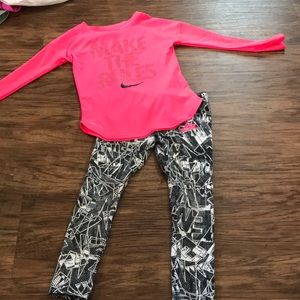 Nike girl’s set - size small